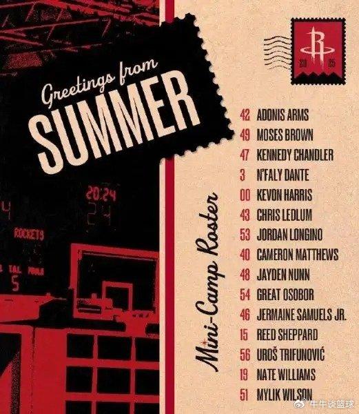 6年NBA经验+场均23+19，火箭夏联藏两大惊喜，或成斯通捡漏神作